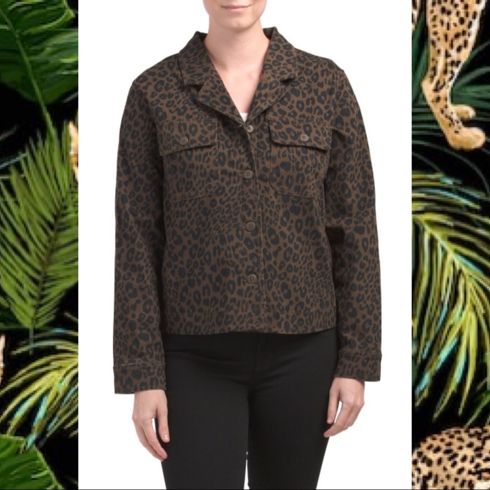 Spotted Leopard Utility Jacket 🆕